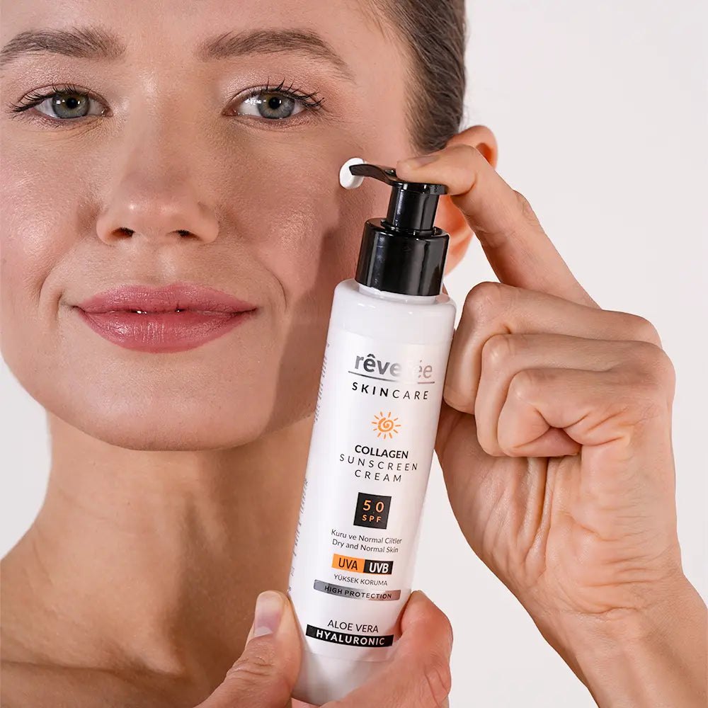 REVEFEE Collagen Sunscreen Cream for Dry and Normal Skin 125ml
