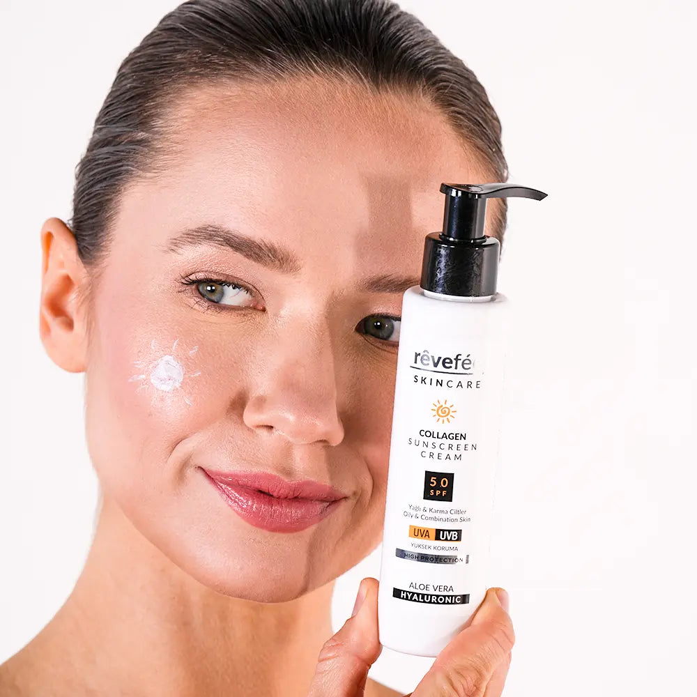 REVEFEE Collagen Sunscreen Cream for Oily and Combination Skin 125ml