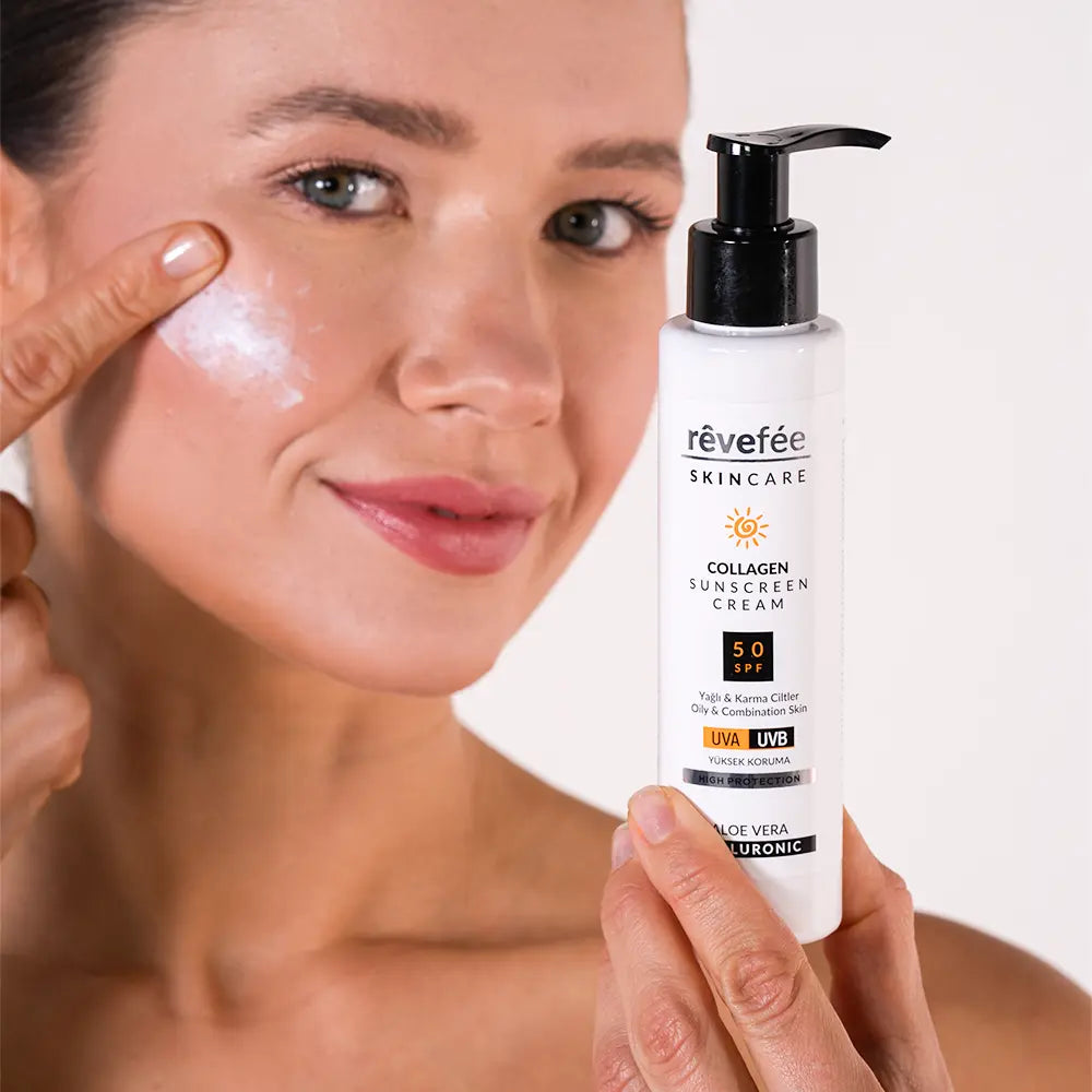 REVEFEE Collagen Sunscreen Cream for Oily and Combination Skin 125ml
