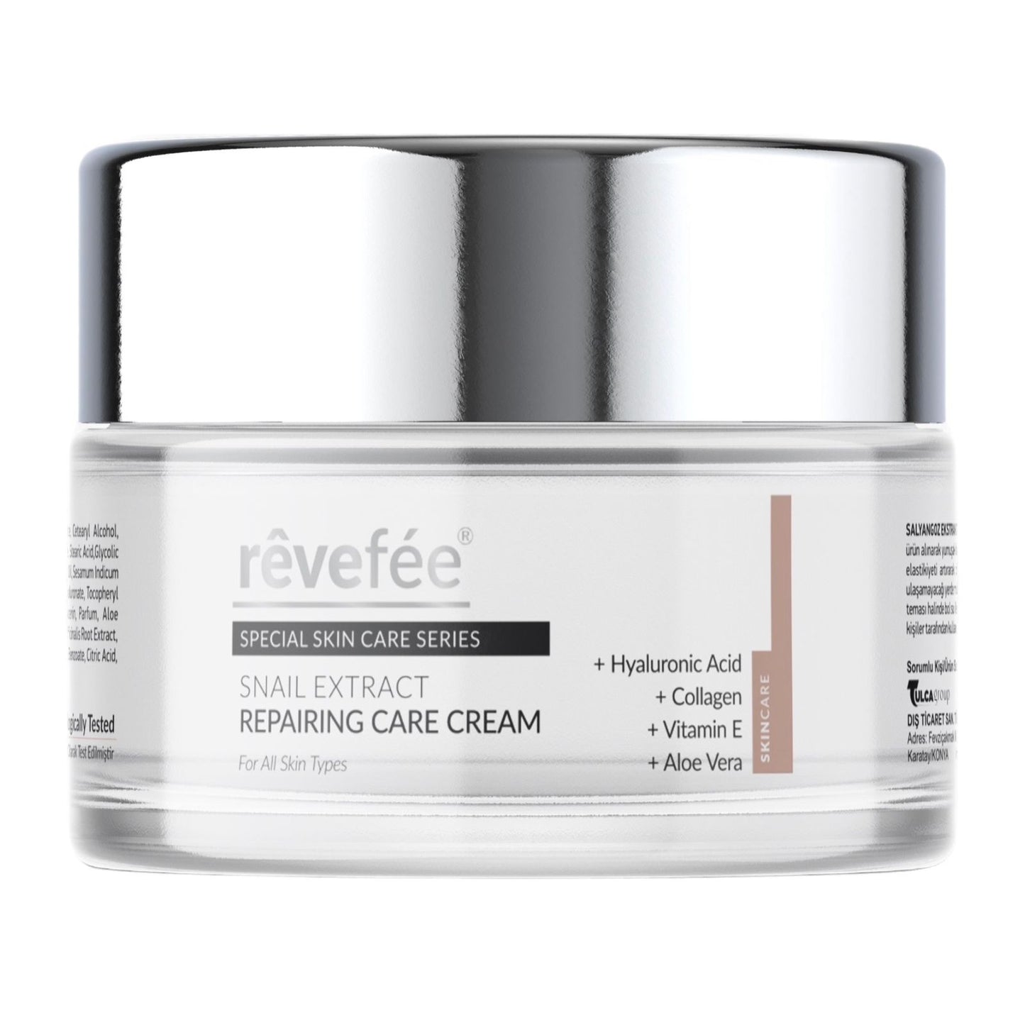 REVEFEE Snail Extract Repairing Care Cream 50g