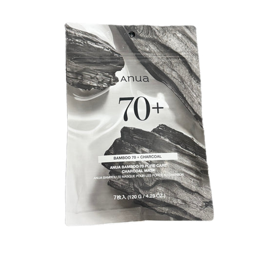 ANUA Bamboo 70 Pore Care Charcoal Mask 7in1 pack 120g