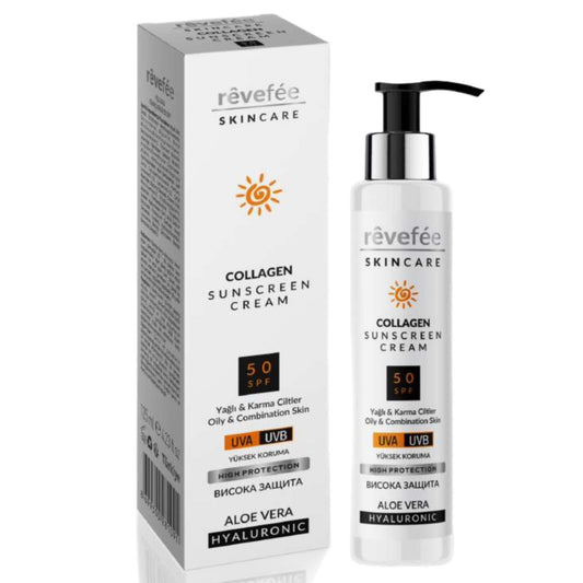 REVEFEE Collagen Sunscreen Cream for Oily and Combination Skin 125ml
