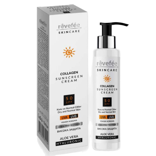 REVEFEE Collagen Sunscreen Cream for Dry and Normal Skin 125ml